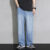 Summer 100% Lyocell Cozy Jeans Men Soft Fabric Elastic Waist Denim Trousers Male Clothes Korea Baggy Straight Casual Pants