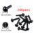 KRABALL 200 Pairs Plastic Eyes 3/4/5/6 mm Safety Eyes Needle Felting for Teddy Bears Dolls Animals Black Eyes Dolls Accessories