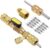 Valve Core Remover Installer Tool, R410A R22 AC Schrader Valve Core Remover, Dual Size 1/4″ & 5/16″ Port HVAC Valve Core Removal