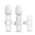 New Wireless Lavalier Microphone Portable Audio Video Recording Mini Mic for iPhone Android Live Broadcast Gaming Phone Mic