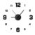 Creative Frameless DIY Wall Clock Wall Decal Home Silent Clock Living Room Office Wall Decoration