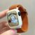 Korean Cute Braied Strap + Case For Apple Watch Band 49mm 41mm 45 44 38 42 Nylon Bracelet For iWatch Series 9 8 7 6 5 4 3 SE 40