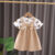 Kids Suit 2pc T-Shirt/dress + Pants kid clothes twin baby clothes for boy and girl baby short-sleeved Cotton Short Sleeve Set