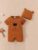 Baby Boy 0-18 Months Romper Newborn Baby Clothing Cute Bear Short Sleeves Bodysuit with Hat 2PCS Summer Infant Baby Boy Jumpsuit