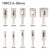 Glass Drill Plating Hole Opener 10 PCS 6-30MM Diamond Coated Positioning Reamer Drill Bit Set Saw Kit Tile Marble Ceramic Power