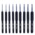 9Pcs Blue Soft Handle Crochet Set DIY Sweater Knitting Crochet With Tool Kit Silicone Non Slip Crochet Sewing Tool