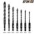 STONEGO Hard Alloy Cross Hex Tile Bits Hole Opener Suitable For Wood Glass Porcelain Tile Concrete Size 3/4/5/6/8/10/12mm