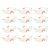Safety Glasses -12 Piece Pack of Protective Glasses,Safety Goggles Eyewear Eyeglasses for Eye Protection with Clear Plastic Lens