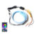 2PCS APP Motorcycle car Flowing Turn Signal Lamp LED Daytime Running Lights Tail Light Waterproof Decoration Strip Tail Light