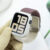 Korean Cute Braied Strap + Case For Apple Watch Band 49mm 41mm 45 44 38 42 Nylon Bracelet For iWatch Series 9 8 7 6 5 4 3 SE 40
