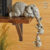 2024 Resin Decorative Craft 3-piece Realistic Elephants Mother Hanging 2-Babies Figur. Jessica