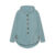 Fashion Trend Autumn and Winter Press-pleated Printed Turn-collar Long-sleeved Shirt Two-piece Furry Coat