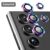 Metal Individual Ring Camera Lens Screen Protector for Samsung Galaxy S22 S24 Ultra S23 Plus S24Ultra Tempered Glass Full Cover