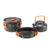 Camping Cookware Kit Outdoor Aluminum Lightweight Equipment Camping Cooking Kit For Traveling Trekking Hiking Supplies