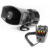 Mic PA System Emergency Amplifier Hooter 12V 100W Police Siren Air Horn Megaphone Tone Car Horn Car Warning Alarm Speakers Loud