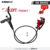 MTB Bike Hydraulic Disc Brake Oil Pressure Caliper Clamp Brake 160mm Front Rear handle A B-pillar CNC bicycle Accessories upgrad