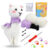 KRABALL Crochet Animal Kit for Beginners With Video Tutorial Cotton Knitting Yarn Thread Needles Hook Knit Tool Set DIY Craft