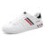 Men’s Casual Sports Shoes for Men Lightweight PU Leather Sneakers  Breathable Mens Flat WhiteTennis Shoes