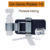 Mobile Phone Securing Clip Bracket Mount with Cold Shoe for DJI Osmo Pocket/Pocket 2 Phone Clip Holder Gimbal Camera Accessorie
