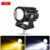 Motorcycle LED Headlight Dual Color Led Spotlights Projector Lens Moped Work Light Auxiliary Fog Lamp Accessories For Trucks