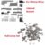 Internal Bracket Replacement Parts & Full Screws Set For iPhone 7 7Plus 8 8Plus X XR XSMAX 11 11PRO MAX 12 12PRO MAX 12Mini