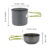 Ultralight Camping Pots Cookware Set Portable Outdoor Cooking Tableware for Hiking Trekking Picnic Fishing Mountaineering