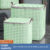 Fabric Storage Boxes With Lids Houndstooth Clothes Quilt Bins Container Organizers With Handle For Bedroom Closet