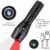 2 in 1 Zoomable Red/Green/Blue White light LED Flashlight USB Rechargeable Hunting Fishing Hiking Travel Camping Tactical Torch