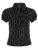 Sweetown Black Stripe Button Shirts For Women Y2K Clothing Turn Down Collar Puff Sleeve Cute Basic Casual Summer Tops Blue