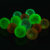 4.5/6CM Glowing Sticky Ceiling Balls Luminescent Throw Wall Target Ball  Kids Outdoor Squash Squeeze Stress Relief Toy