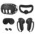 VR 5 in 1 Silicone Accessories for Meta Quest 3 Protective Case Set,Face Cover,Controller Grip,Shell Cover,Lens Cover,rocker cap