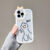 Cute Duck Line Painted Case For IPhone 14 12 11 13 Pro Max X XR XS Max 7 8 Plus SE 2020 2022 6s iphone11 Shockproof Cover Funda