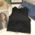 Summer Short I-Word Sleeveless Yoga Vest Female Slim Sports Vest With Bra Pads Fitness Running Tank Top