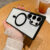 Luxury Magnetic Clear Phone Case For Samsung Galaxy S22 S23 S24 Ultra For Magsafe Wireless Charging Cases Shockproof Back Cover