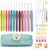15PCS Crochet Hooks Kit 2.0mm to 8.0mm Aluminum Crochet Needles Set with Storage Bag Yarn Weave Knitting Needle DIY Weaving Tool