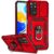 Armor Case For Xiaomi Redmi Note 12 11 10 9 S Pro Max Plus 5G With Magnetic Ring Bracket Slide Lens Protective Back Phone Cover