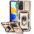 Armor Case For Xiaomi Redmi Note 12 11 10 9 S Pro Max Plus 5G With Magnetic Ring Bracket Slide Lens Protective Back Phone Cover