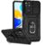 Armor Case For Xiaomi Redmi Note 12 11 10 9 S Pro Max Plus 5G With Magnetic Ring Bracket Slide Lens Protective Back Phone Cover