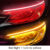 2pcs Auto Headlights White Turn Signal Yellow Brake Flow Lights LED DRL Car Daytime Running Light Flexible Waterproof Strip 12V