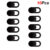 1/5/10/20pcs Webcam Cover Universal Laptop Camera Cover Slider Phone Antispy for iPad Tablet Macbook PC Lenses Privacy Sticker