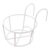 Garden Hanging Plant Iron Racks Balcony Round Flower Pot Rack Railing Fence
