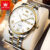 OLEVS Top Brand Quartz Watch for Men Digital Dial Week Date Stainless Steel Luminous Luxury Business Wristwatch Man Hand Clock