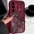 Ink Butterfly Pattern Case For Samsung Galaxy S24 S23 S22 Ultra S21 S20 FE A14 A34 A15 A35 A52 A53 A54 Silicone Phone Cover ∩╗┐
