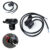 12V Motorcycle Handlebar Dual Button Control Headlight ON / OFF Fog Light Switch Aluminum Alloy Black For Universal ATV Scooter
