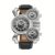 OULM fashion brand men’s watch waterproof luminous quartz watch multi-zone alloy case large dial leather strap
