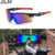 JSJM Outdoor Men Cycling Sunglasses Road Bicycle Mountain Riding Protection Sports Glasses Goggles Eyewear MTB Bike Sun Glasses