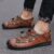 New oversized sandals for men’s outdoor wear, casual, anti slip, anti odor, beach trend, driving, outdoor versatile casual shoes