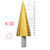 4-12 4-20 4-32 MM HSS Titanium Coated Step Drill Bit Drilling Power Tool Metal High Speed Steel Wood Hole Cutter Step Cone Drill