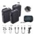 Wireless Lavalier Recording Microphone Dual Channel Lapel Mic System with 98ft For DSLR Camera Smartphone DV Vlog YouTube Live
