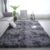 VIKAMA Tie-Dye Plush Carpet Large Area Living Room Floor Mat Home Decor Kawaii Soft Non-Slip Bed Blanket For Children’s Bedroom